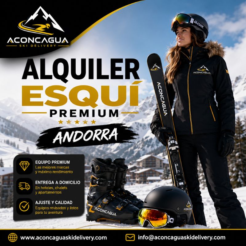Aconcagua Ski Delivery: El Mejor Alquiler Esquí Premium Andorra